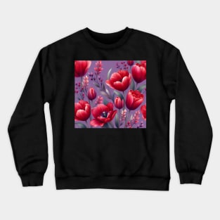 Tulip Flower Crewneck Sweatshirt